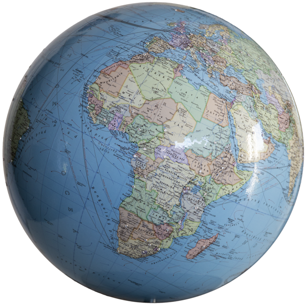Globus Mapa Sveta